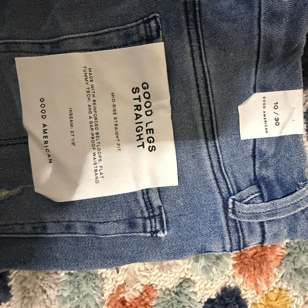 Good American High Rise Blue Jeans - Picture 3 of 6